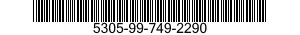 5305-99-749-2290 SCREW,CAP,SOCKET HEAD 5305997492290 997492290