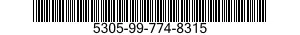 5305-99-774-8315 SCREW,MACHINE 5305997748315 997748315