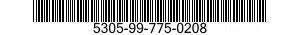5305-99-775-0208 SCREW,MACHINE 5305997750208 997750208