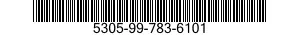 5305-99-783-6101 SCREW,CAP,SOCKET HEAD 5305997836101 997836101