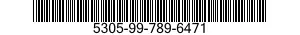5305-99-789-6471 SCREW,CAP,HEXAGON HEAD 5305997896471 997896471