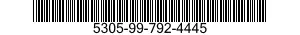 5305-99-792-4445 SCREW,CAP,SOCKET HEAD 5305997924445 997924445