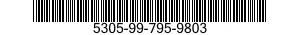 5305-99-795-9803 SCREW,MACHINE 5305997959803 997959803