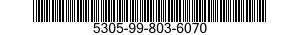 5305-99-803-6070 SCREW,MACHINE 5305998036070 998036070