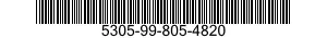 5305-99-805-4820 SCREW,CAP,HEXAGON HEAD 5305998054820 998054820