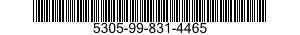 5305-99-831-4465 SCREW,CAP,SOCKET HEAD 5305998314465 998314465