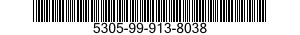 5305-99-913-8038 SCREW,MACHINE 5305999138038 999138038