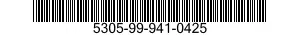 5305-99-941-0425 SCREW,CAP,HEXAGON HEAD 5305999410425 999410425