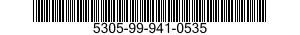 5305-99-941-0535 SCREW,CAP,HEXAGON HEAD 5305999410535 999410535