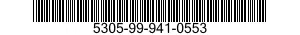 5305-99-941-0553 SCREW,CAP,HEXAGON HEAD 5305999410553 999410553
