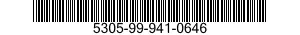 5305-99-941-0646 SCREW,CAP,HEXAGON HEAD 5305999410646 999410646