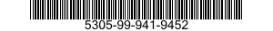 5305-99-941-9452 SCREW,MACHINE 5305999419452 999419452