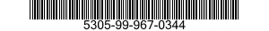5305-99-967-0344 SCREW,MACHINE 5305999670344 999670344