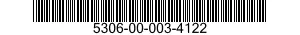 5306-00-003-4122 BOLT,CLOSE TOLERANCE 5306000034122 000034122