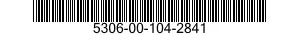 5306-00-104-2841 SCREW,CAP,SOCKET HEAD 5306001042841 001042841