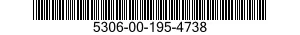 5306-00-195-4738 BOLT,TOGGLE 5306001954738 001954738