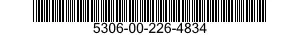 5306-00-226-4834 BOLT,MACHINE 5306002264834 002264834