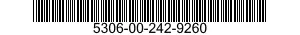 5306-00-242-9260 BOLT,MACHINE 5306002429260 002429260