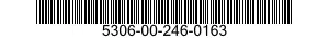 5306-00-246-0163  5306002460163 002460163