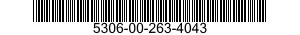5306-00-263-4043  5306002634043 002634043