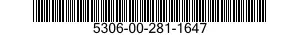 5306-00-281-1647  5306002811647 002811647