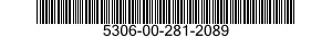 5306-00-281-2089  5306002812089 002812089