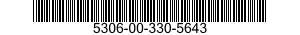 5306-00-330-5643  5306003305643 003305643