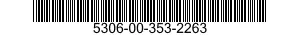 5306-00-353-2263 BOLT,MACHINE 5306003532263 003532263