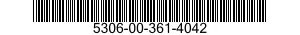 5306-00-361-4042  5306003614042 003614042