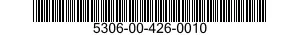 5306-00-426-0010  5306004260010 004260010