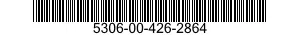 5306-00-426-2864 BOLT,MACHINE 5306004262864 004262864