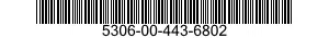 5306-00-443-6802 BOLT,SHEAR 5306004436802 004436802