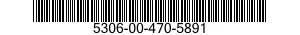 5306-00-470-5891 BOLT,MACHINE 5306004705891 004705891