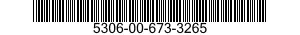 5306-00-673-3265 BOLT,MACHINE 5306006733265 006733265