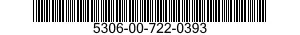 5306-00-722-0393 BOLT,MACHINE 5306007220393 007220393