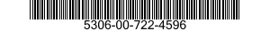 5306-00-722-4596 BOLT,MACHINE 5306007224596 007224596