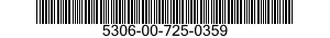 5306-00-725-0359 BOLT,TOGGLE 5306007250359 007250359