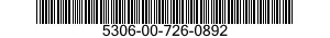 5306-00-726-0892  5306007260892 007260892