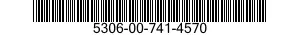 5306-00-741-4570 BOLT,MACHINE 5306007414570 007414570