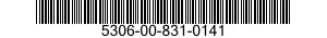 5306-00-831-0141  5306008310141 008310141