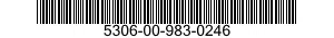 5306-00-983-0246 ROD,THREADED END 5306009830246 009830246
