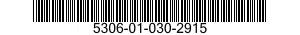 5306-01-030-2915 BOLT,CLOSE TOLERANCE 5306010302915 010302915