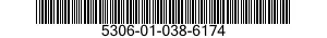 5306-01-038-6174 ROD,THREADED END 5306010386174 010386174
