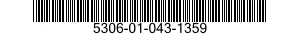 5306-01-043-1359 BOLT,SHEAR 5306010431359 010431359