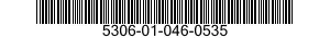 5306-01-046-0535 BOLT,SHOULDER 5306010460535 010460535