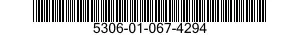 5306-01-067-4294 ROD,CONTINUOUS THREAD 5306010674294 010674294