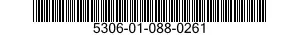 5306-01-088-0261 BOLT,CLEVIS 5306010880261 010880261