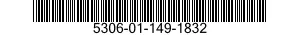 5306-01-149-1832 BOLT,MACHINE 5306011491832 011491832