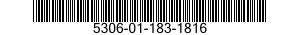 5306-01-183-1816 BOLT,MACHINE 5306011831816 011831816