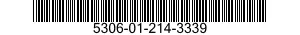 5306-01-214-3339 BOLT,TRI-WING SPECI 5306012143339 012143339